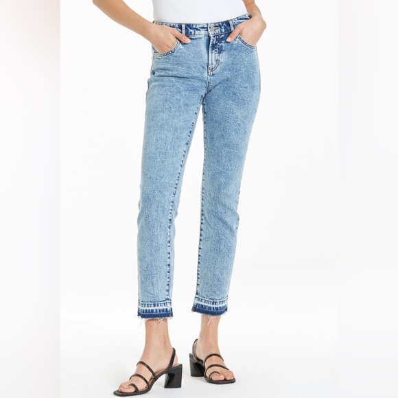 Dear John Denim Women's Blaire High Rise Ankle Slim Straight Jeans - Picture 4 of 6